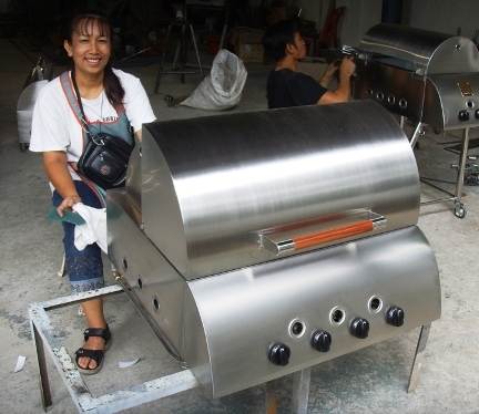 QUIK-FIRE SS Crown Gas Barbecue Grill Thailand
