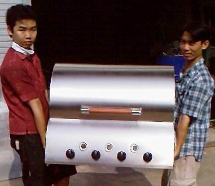 QUIK-FIRE SS Crown Gas Barbecue Grill Thailand